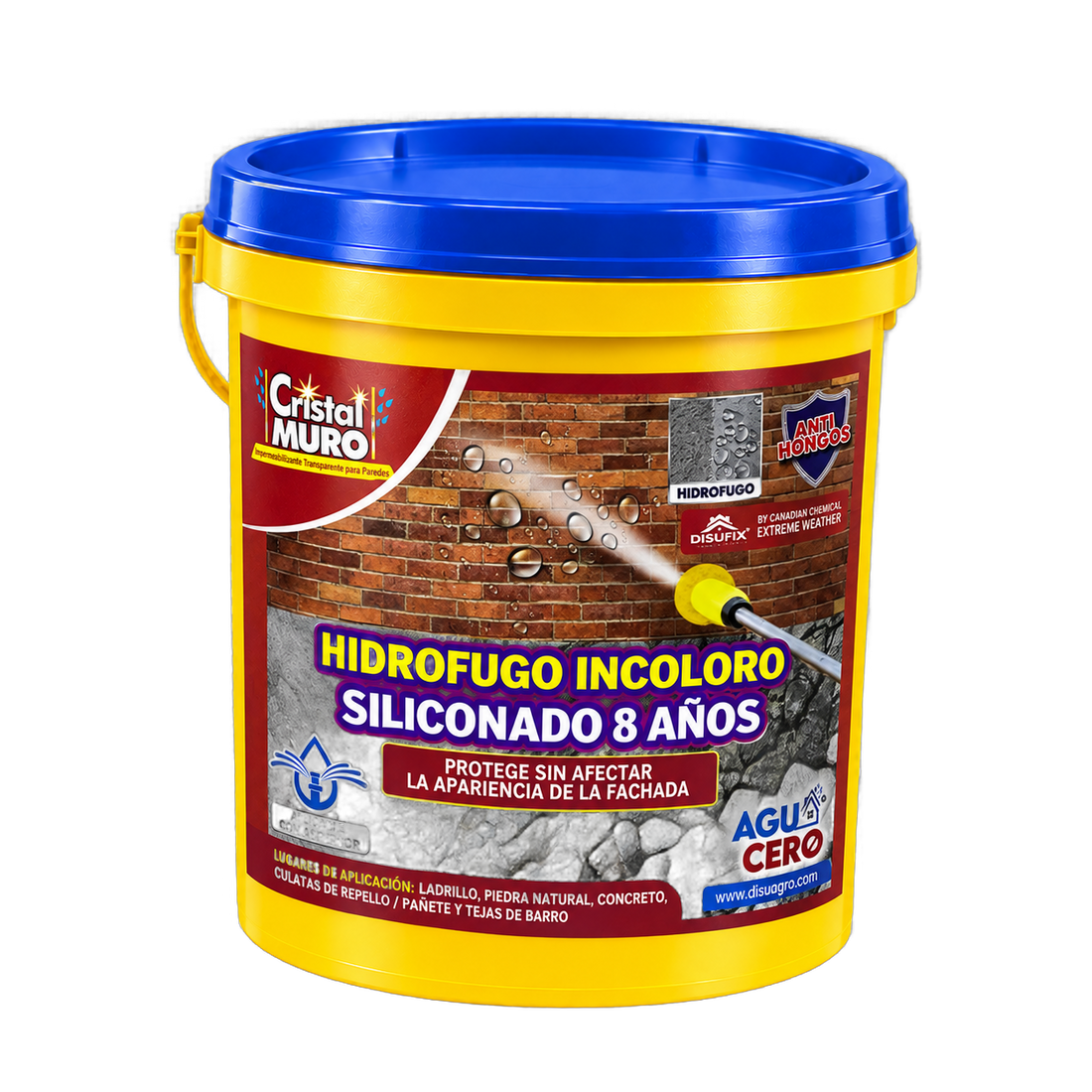 Cristal Muro Hidrófugo Incoloro — 1 litro (1.000 ml)
