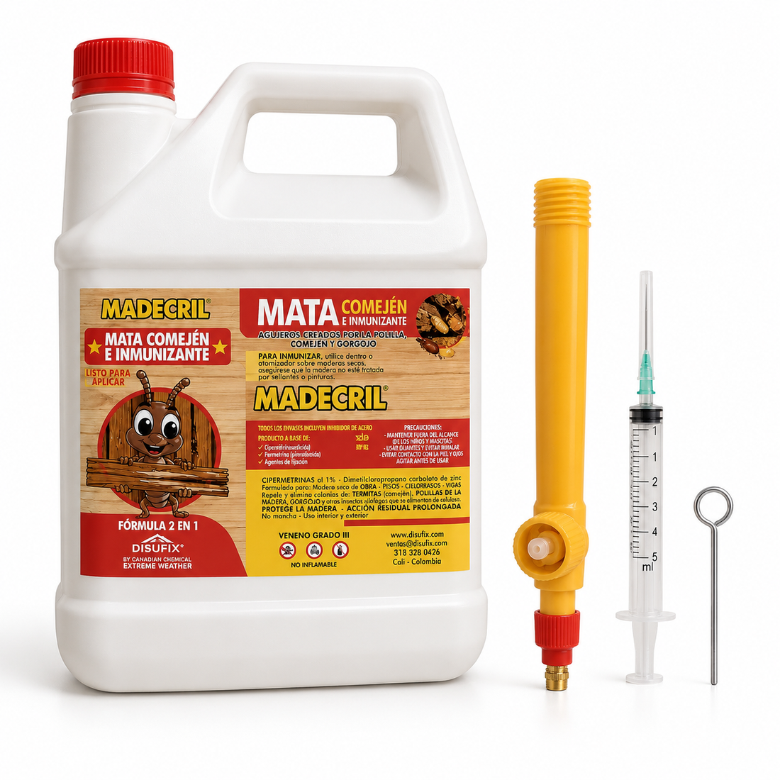 Matacomején Madecril — Inmunizante para madera
