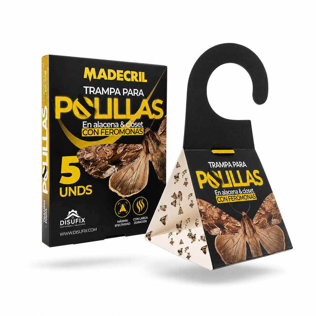 Trampa para Polilla — Closets y alacenas (+ cera natural gratis)