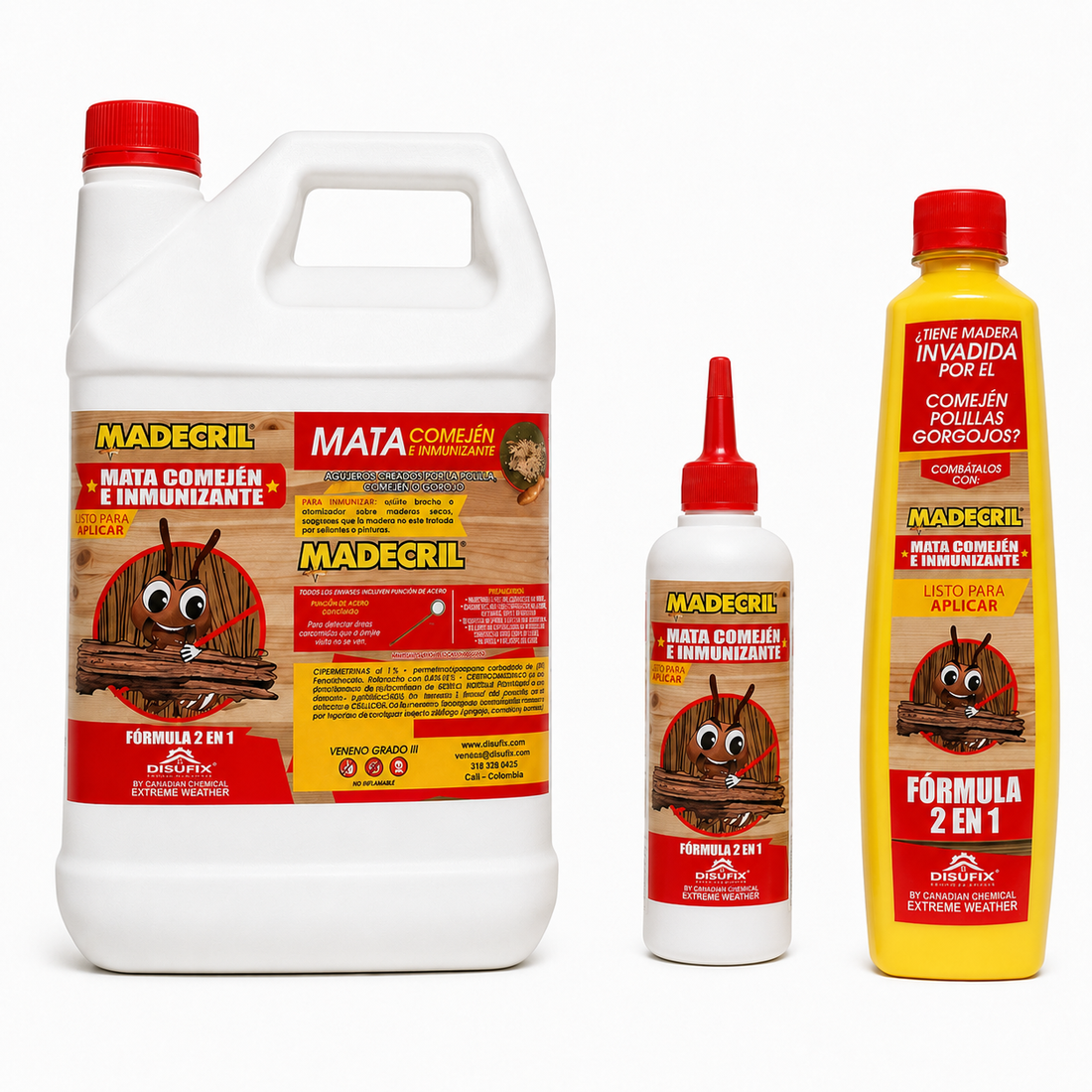 Matacomején Madecril — Inmunizante para madera