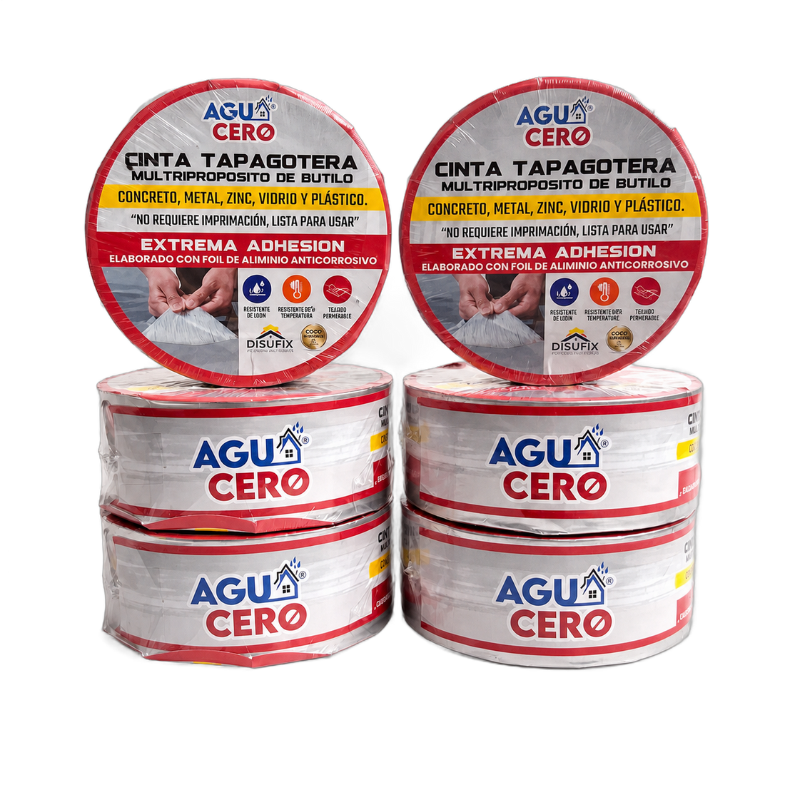 Cinta Tapagoteras 5 cm — Compra 3, lleva 6 (6 rollos)
