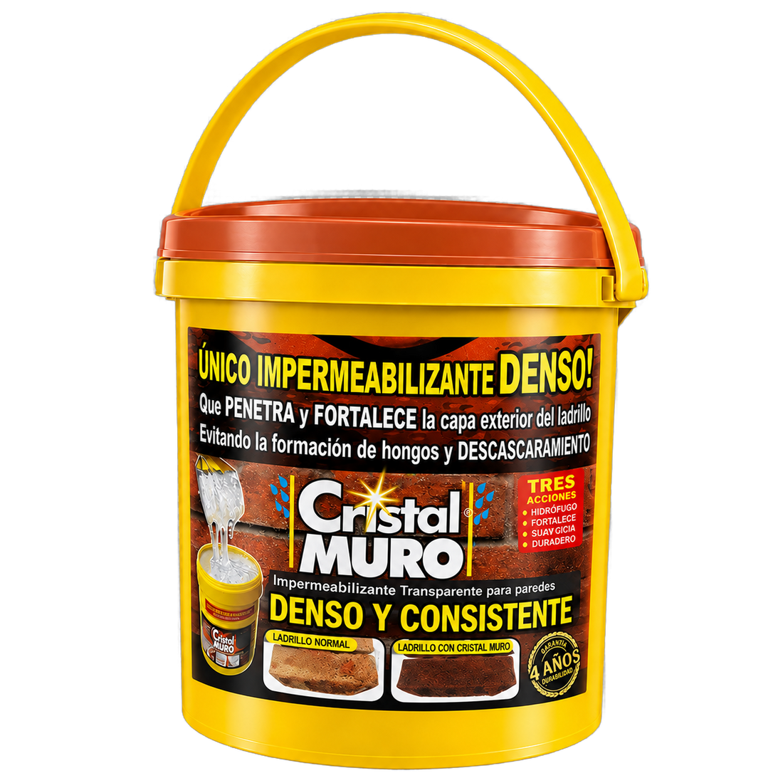 Cristal Muro Terracota — balde (pague 4.750 ml y lleve 9.500 ml)