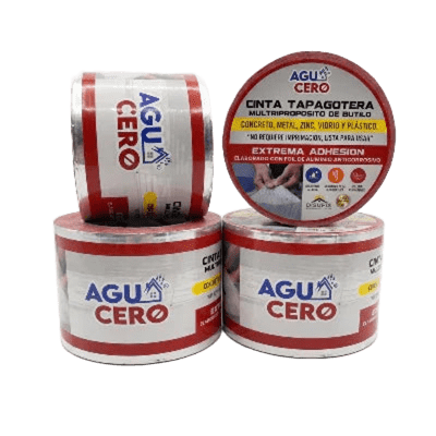 Cinta Tapagoteras 10 cm — 2+2 gratis (4 rollos)