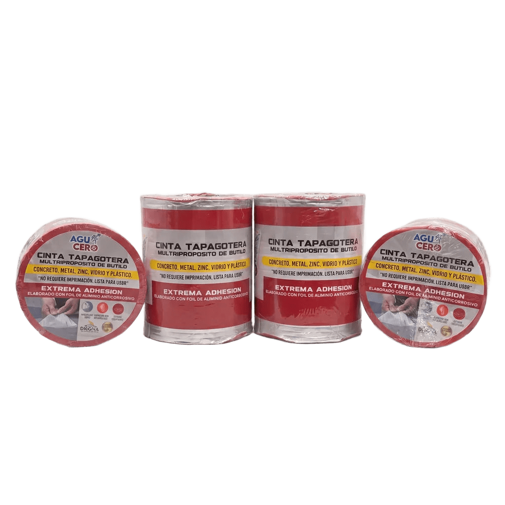 Cinta Tapagoteras 15 cm — 2+2 gratis (4 rollos)