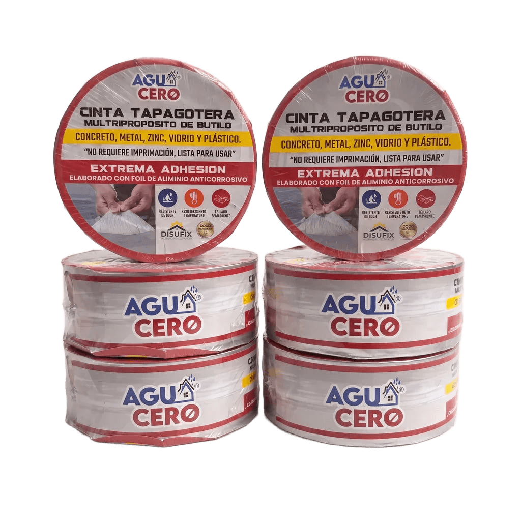 Cinta Tapagoteras 5 cm — 3+3 gratis (6 rollos)
