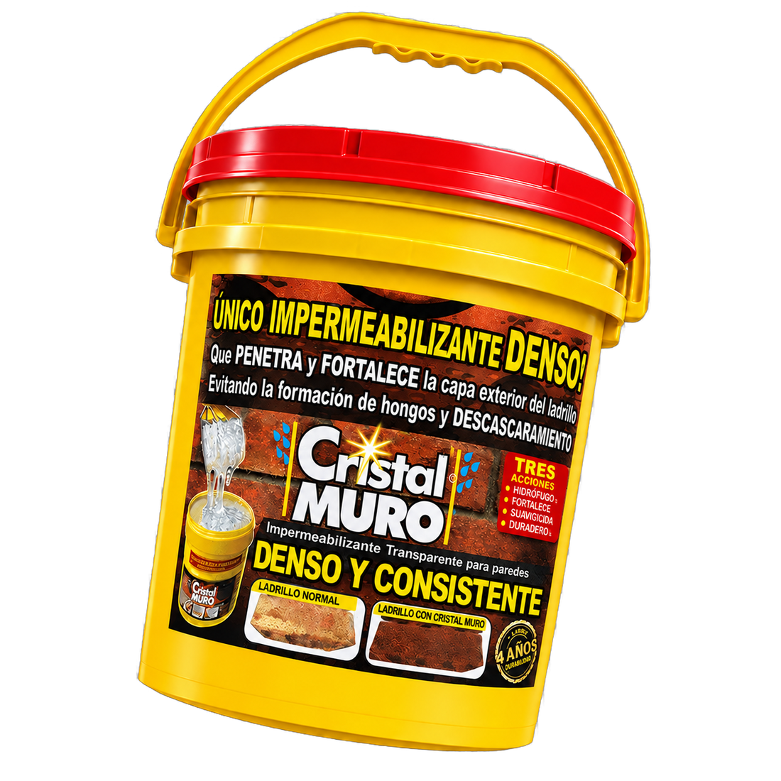 Cristal Muro Tonata Roja — cuñete (pague 9.500 ml y lleve 19.000 ml)