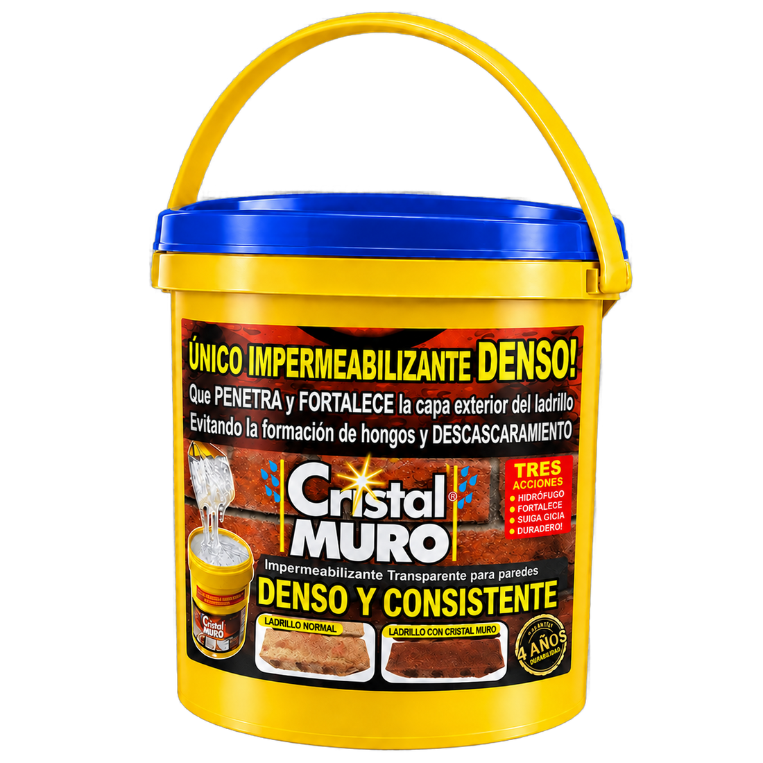 Cristal Muro Transparente — galón (pague 2.000 ml y lleve 4.000 ml)