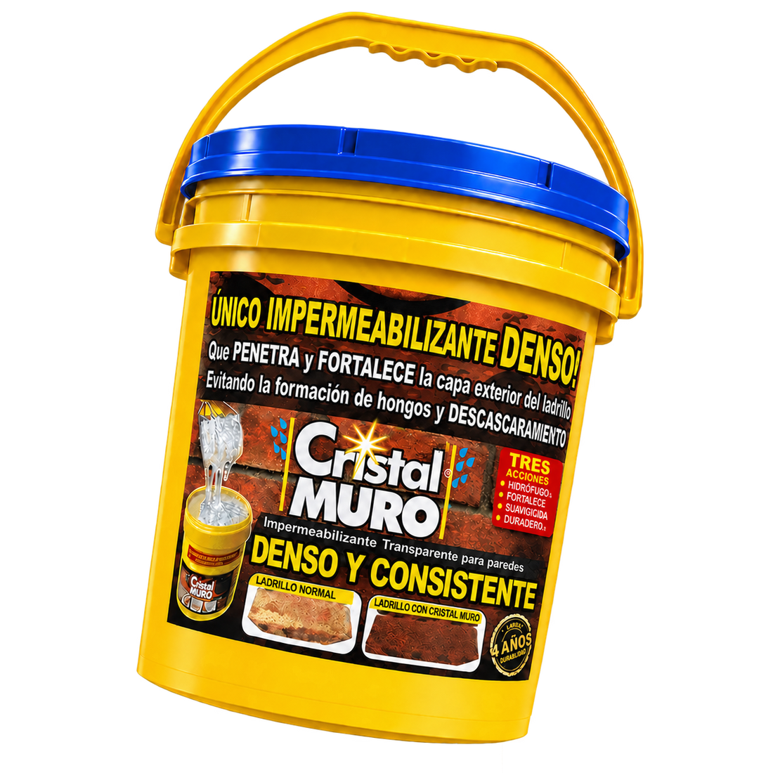 Cristal Muro Transparente — cuñete (pague 9.500 ml y lleve 19.000 ml)