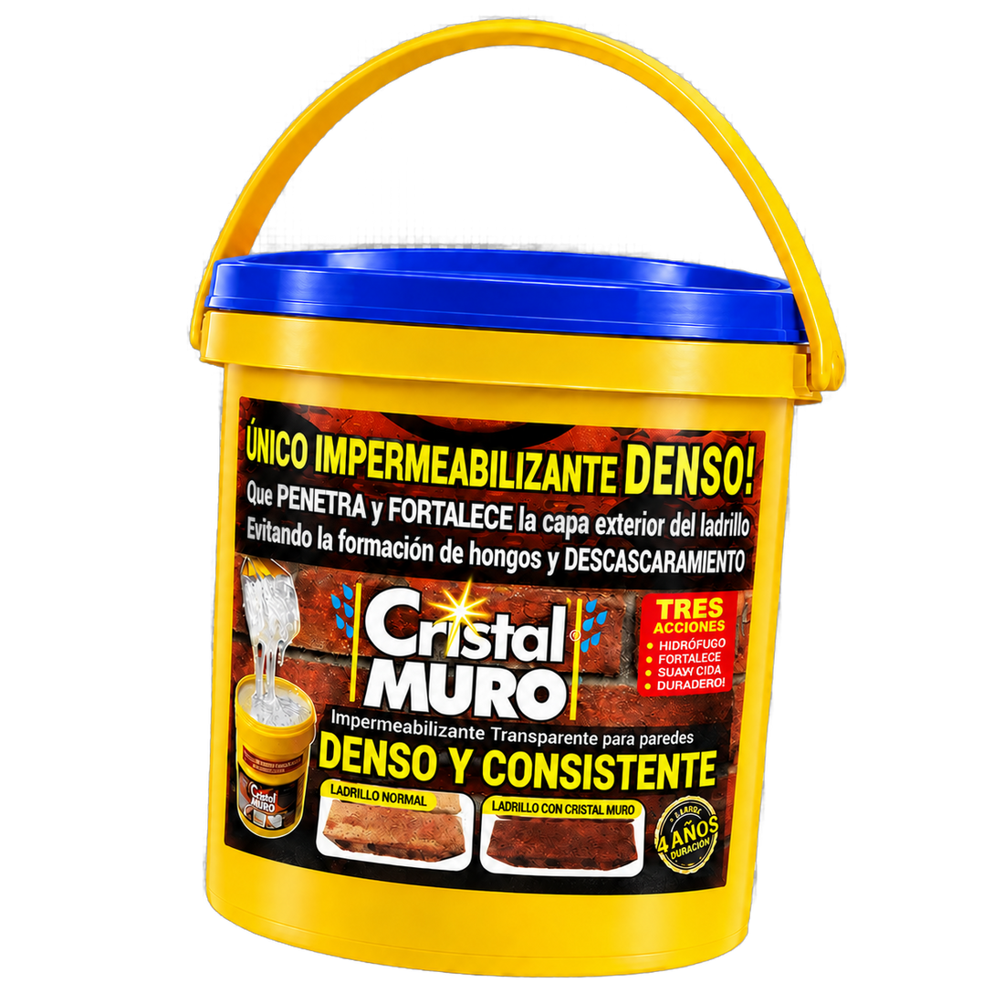 Cristal Muro Transparente — balde (pague 4.750 ml y lleve 9.500 ml)