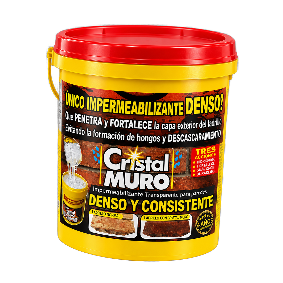 Cristal Muro Tonata Roja — litro (pague 500 ml y lleve 1.000 ml)